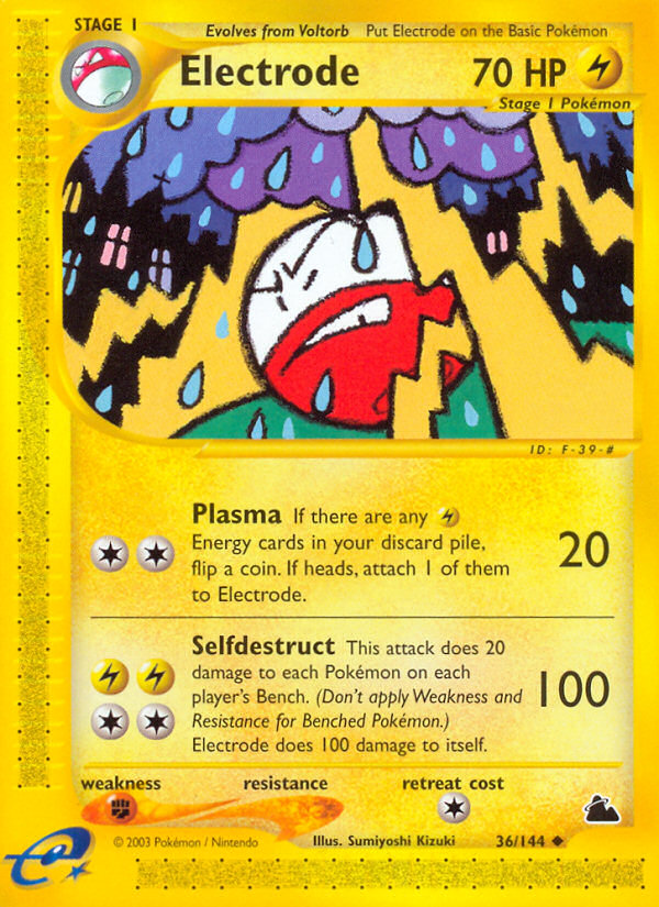 Electrode (36/144) [Skyridge] | Jomio and Rueliete's Cards and Comics