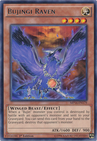 Bujingi Raven [MP14-EN179] Rare | Jomio and Rueliete's Cards and Comics