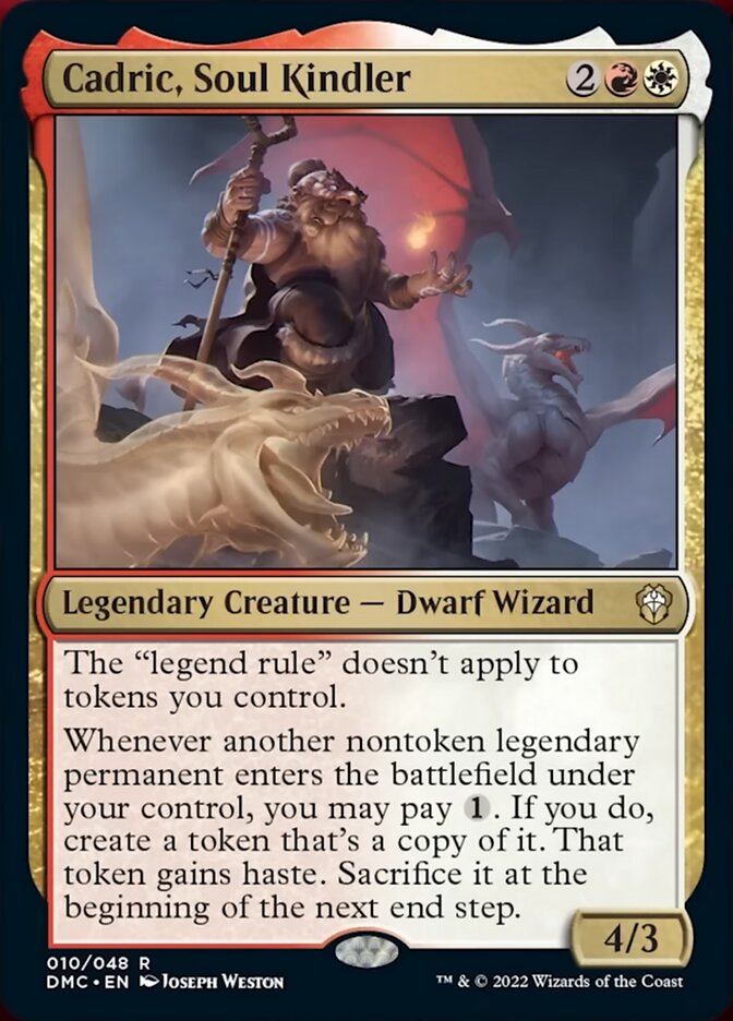 Cadric, Soul Kindler [Dominaria United Commander] | Jomio and Rueliete's Cards and Comics