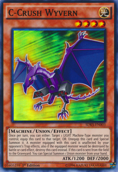 C-Crush Wyvern [SDKS-EN003] Super Rare | Jomio and Rueliete's Cards and Comics