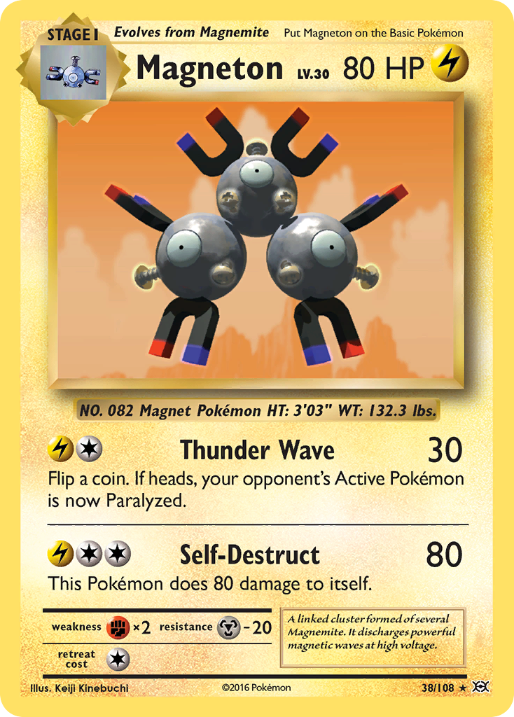 Magneton (38/108) [XY: Evolutions] | Jomio and Rueliete's Cards and Comics
