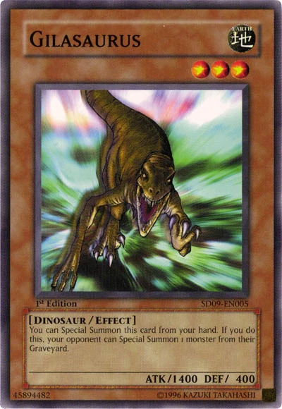Gilasaurus [SD09-EN005] Common | Jomio and Rueliete's Cards and Comics