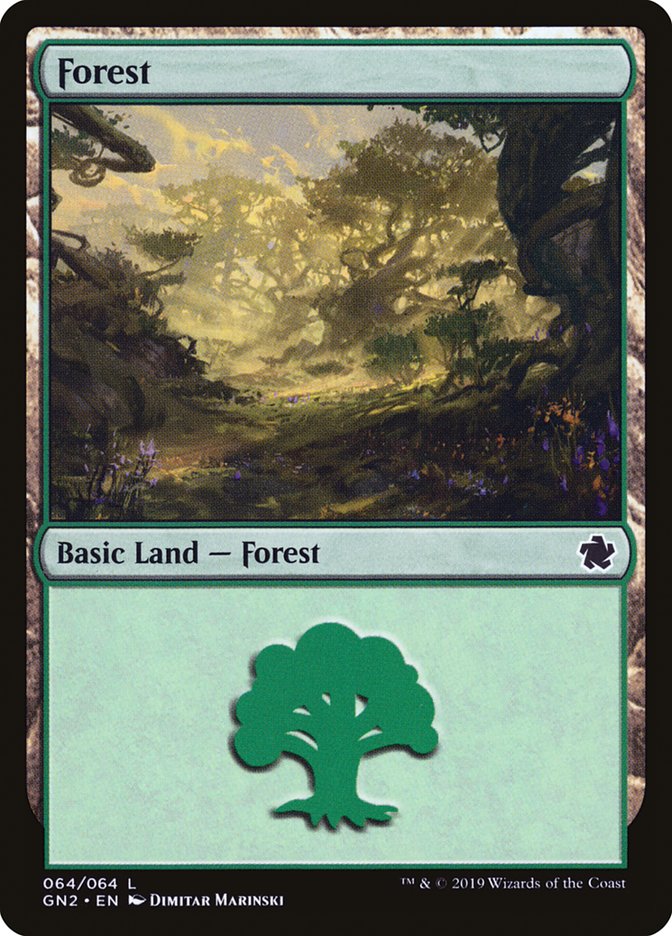 Forest (64) [Game Night 2019] | Jomio and Rueliete's Cards and Comics