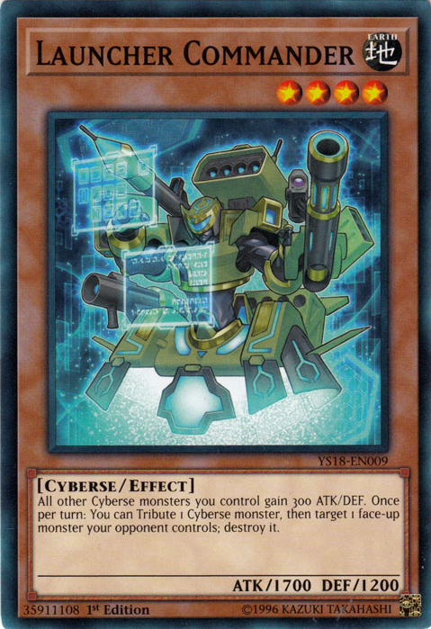 Launcher Commander [YS18-EN009] Common | Jomio and Rueliete's Cards and Comics