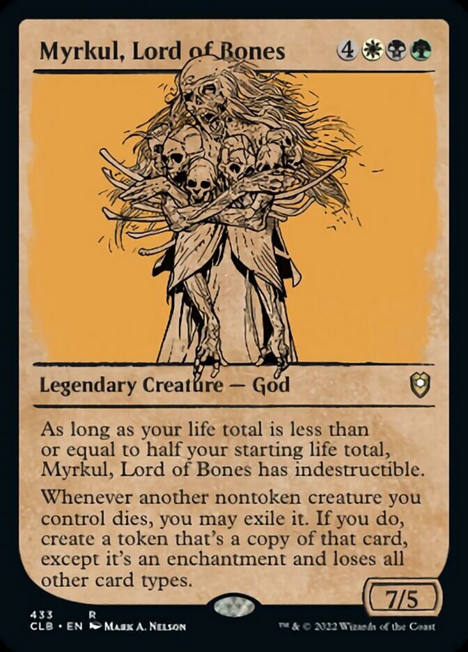 Myrkul, Lord of Bones (Showcase) [Commander Legends: Battle for Baldur's Gate] | Jomio and Rueliete's Cards and Comics