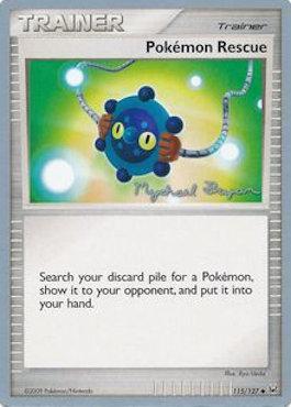 Pokemon Rescue (115/127) (Happy Luck - Mychael Bryan) [World Championships 2010] | Jomio and Rueliete's Cards and Comics