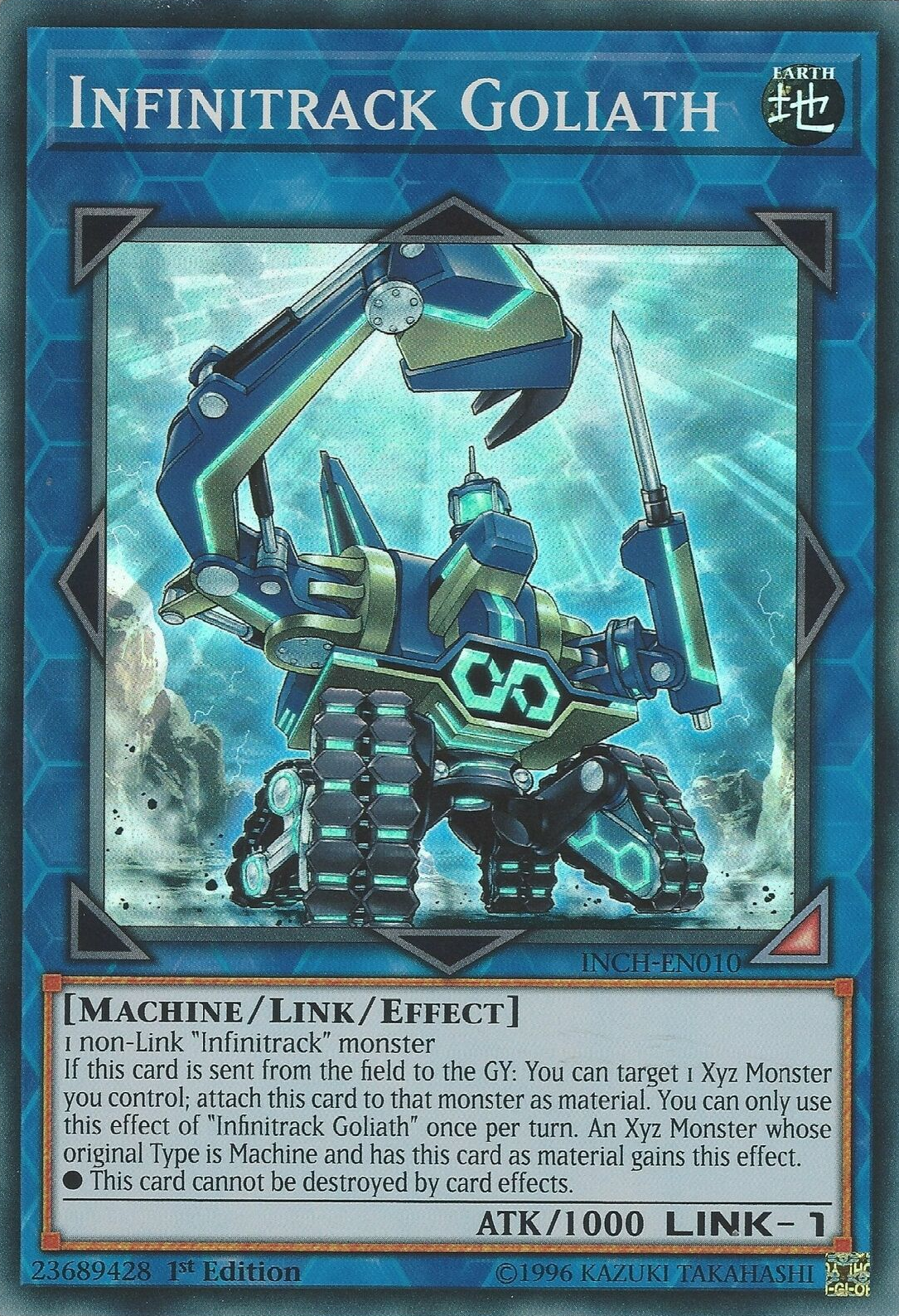 Infinitrack Goliath [INCH-EN010] Super Rare | Jomio and Rueliete's Cards and Comics