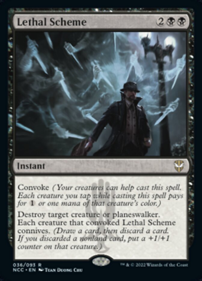 Lethal Scheme [Streets of New Capenna Commander] | Jomio and Rueliete's Cards and Comics