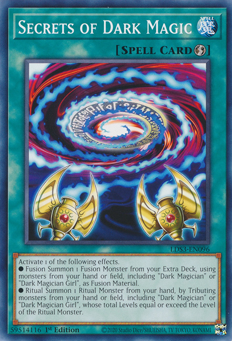 Secrets of Dark Magic [LDS3-EN096] Common | Jomio and Rueliete's Cards and Comics