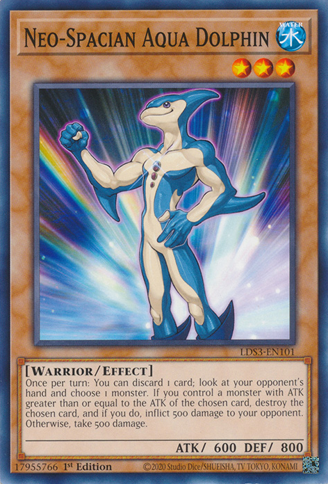 Neo-Spacian Aqua Dolphin [LDS3-EN101] Common | Jomio and Rueliete's Cards and Comics