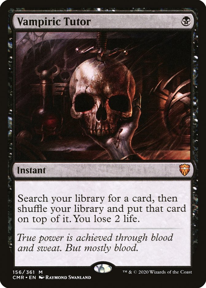 Vampiric Tutor [Commander Legends] | Jomio and Rueliete's Cards and Comics