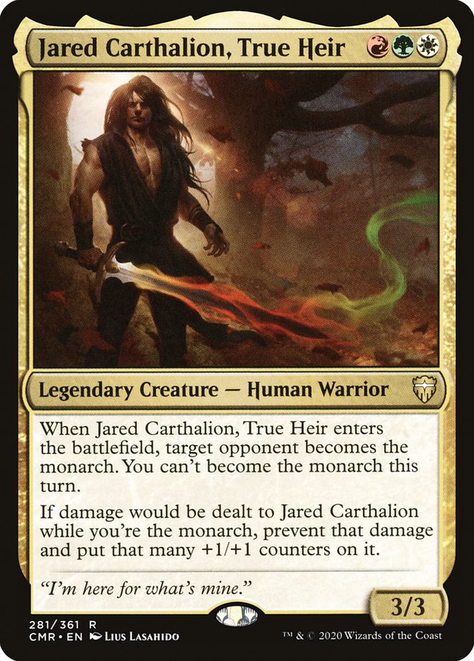 Jared Carthalion, True Heir [Commander Legends] | Jomio and Rueliete's Cards and Comics