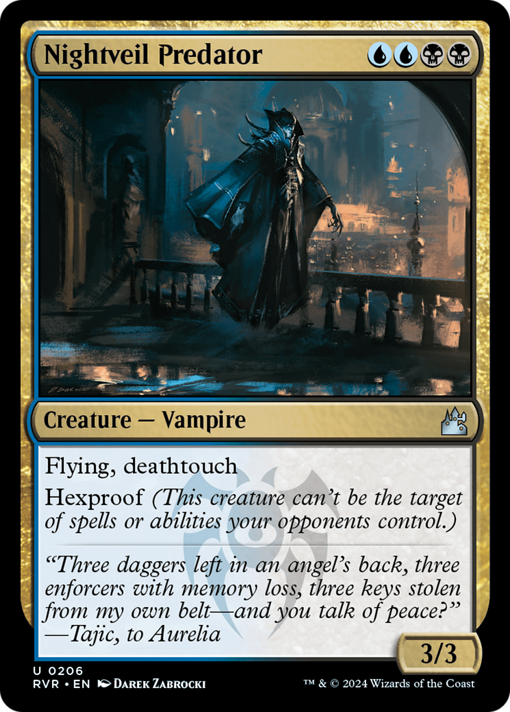 Nightveil Predator [Ravnica Remastered] | Jomio and Rueliete's Cards and Comics