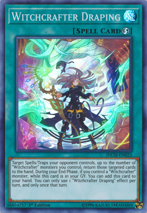 Witchcrafter Draping [INCH-EN023] Super Rare | Jomio and Rueliete's Cards and Comics