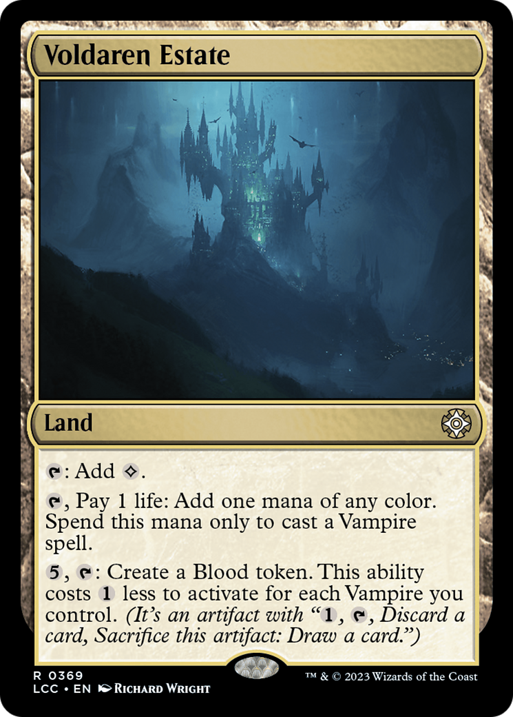 Voldaren Estate [The Lost Caverns of Ixalan Commander] | Jomio and Rueliete's Cards and Comics