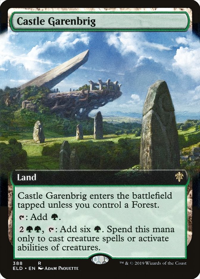 Castle Garenbrig (Extended Art) [Throne of Eldraine] | Jomio and Rueliete's Cards and Comics