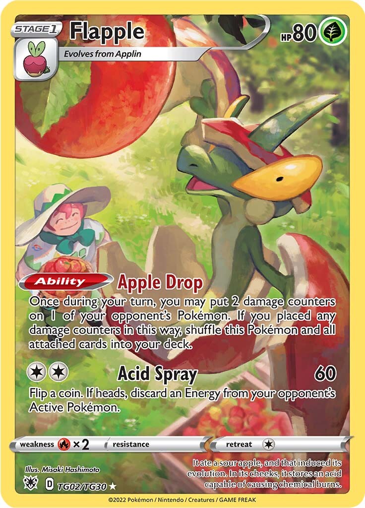 Flapple (TG02/TG30) [Sword & Shield: Astral Radiance] | Jomio and Rueliete's Cards and Comics