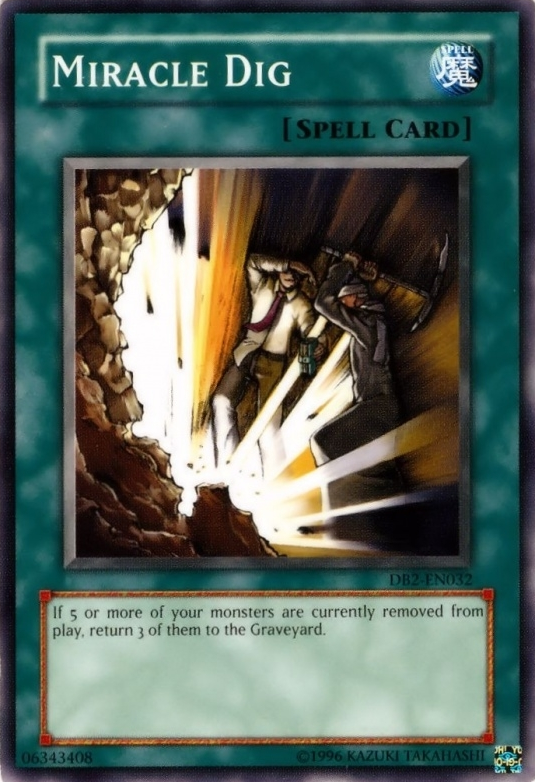 Miracle Dig [DB2-EN032] Common | Jomio and Rueliete's Cards and Comics