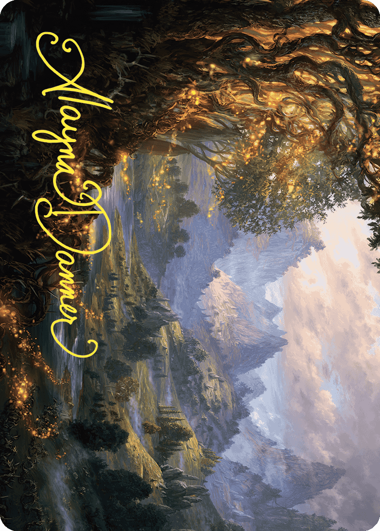 Evolving Wilds Art Card (Gold-Stamped Signature) [Wilds of Eldraine Art Series] | Jomio and Rueliete's Cards and Comics