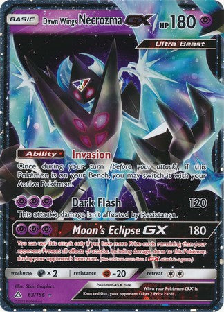 Dawn Wings Necrozma GX (63/156) (Jumbo Card) [Sun & Moon: Ultra Prism] | Jomio and Rueliete's Cards and Comics