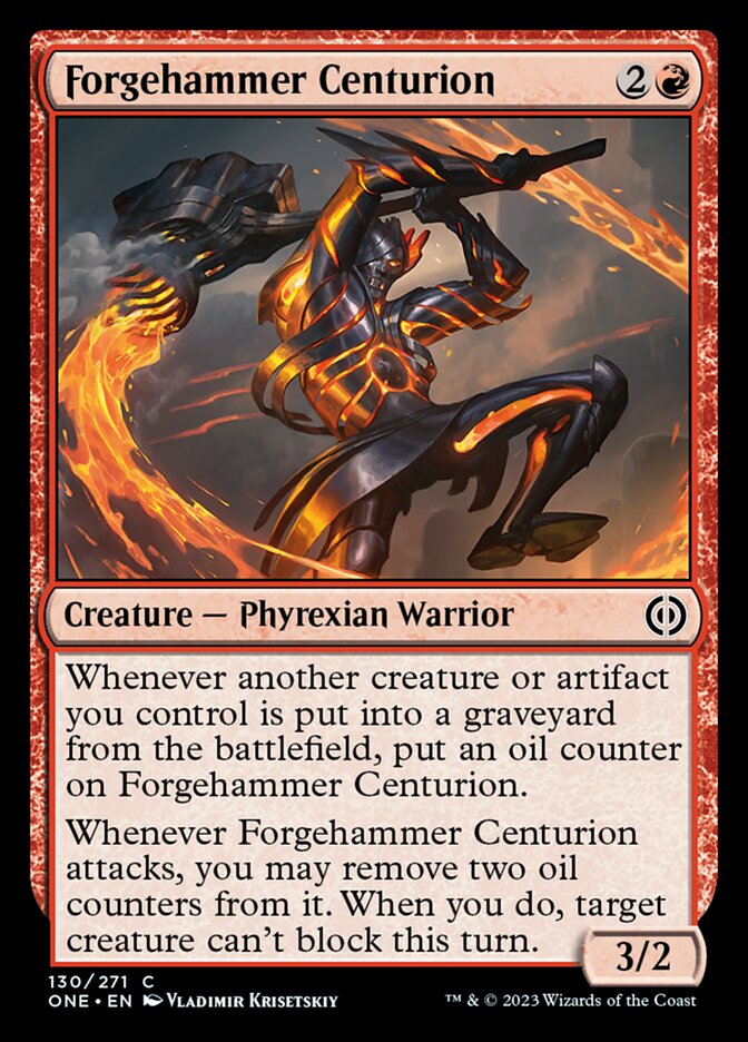 Forgehammer Centurion [Phyrexia: All Will Be One] | Jomio and Rueliete's Cards and Comics