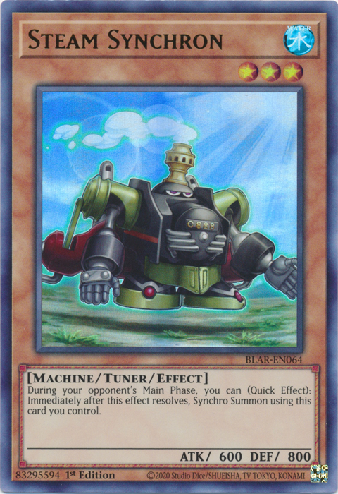 Steam Synchron [BLAR-EN064] Ultra Rare | Jomio and Rueliete's Cards and Comics