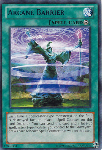 Arcane Barrier (Blue) [DL14-EN014] Rare | Jomio and Rueliete's Cards and Comics