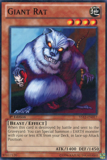 Giant Rat [YS12-EN017] Common | Jomio and Rueliete's Cards and Comics