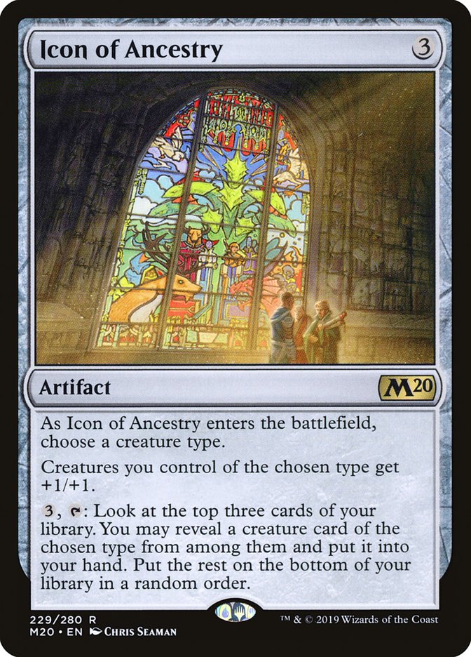 Icon of Ancestry [Core Set 2020] | Jomio and Rueliete's Cards and Comics