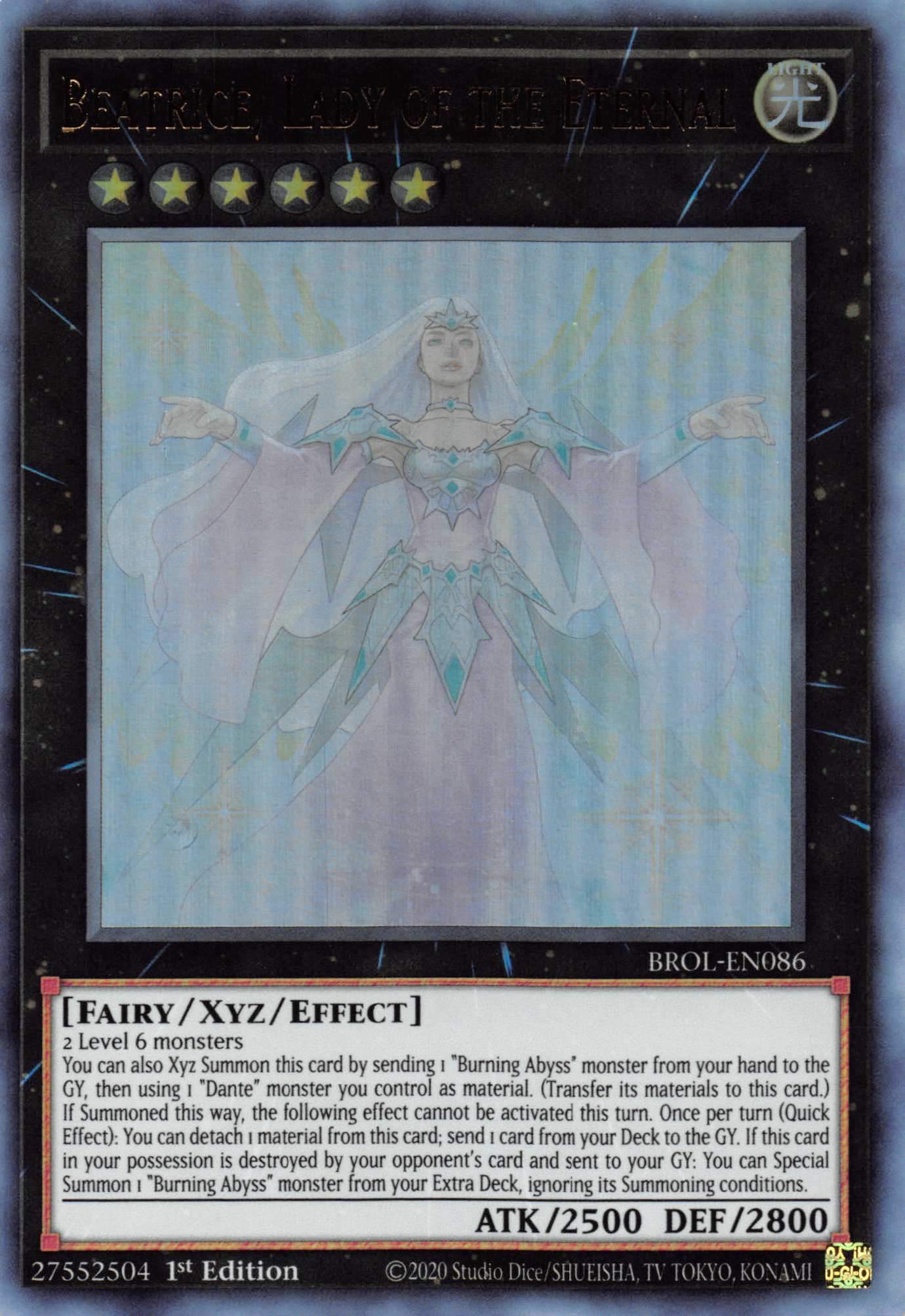 Beatrice, Lady of the Eternal [BROL-EN086] Ultra Rare | Jomio and Rueliete's Cards and Comics