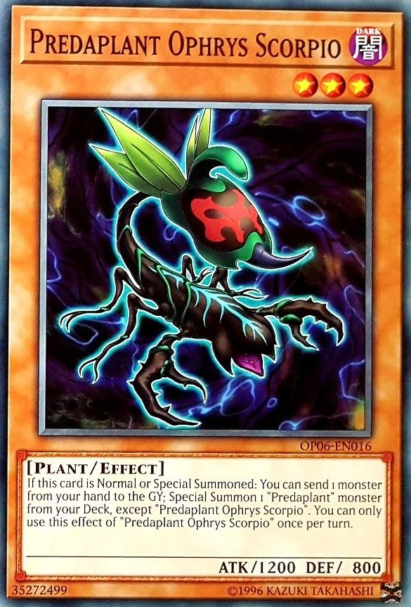 Predaplant Ophrys Scorpio [OP06-EN016] Common | Jomio and Rueliete's Cards and Comics