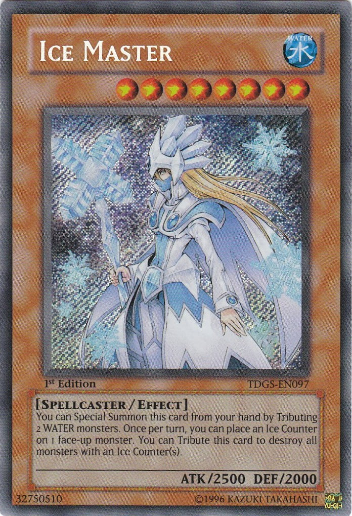 Ice Master [TDGS-EN097] Secret Rare | Jomio and Rueliete's Cards and Comics