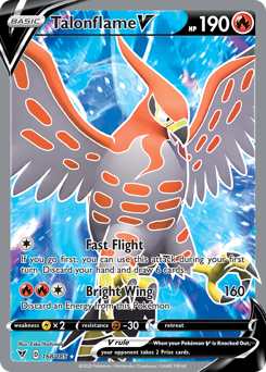 Talonflame V (168/185) [Sword & Shield: Vivid Voltage] | Jomio and Rueliete's Cards and Comics