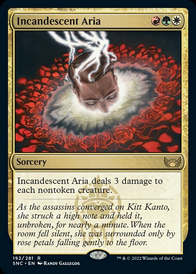 Incandescent Aria [Streets of New Capenna] | Jomio and Rueliete's Cards and Comics