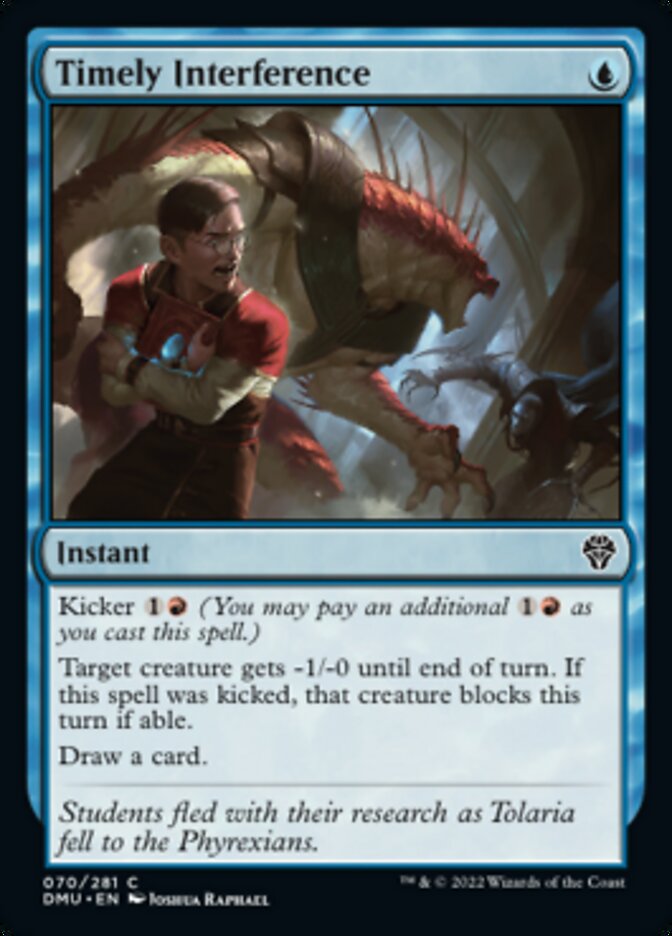 Timely Interference [Dominaria United] | Jomio and Rueliete's Cards and Comics