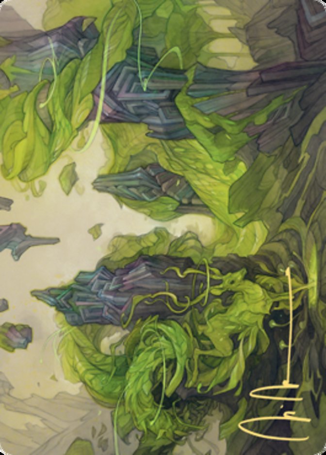Reclaim the Wastes Art Card (Gold-Stamped Signature) [Zendikar Rising Art Series] | Jomio and Rueliete's Cards and Comics