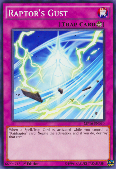 Raptor's Gust [MP16-EN090] Common | Jomio and Rueliete's Cards and Comics