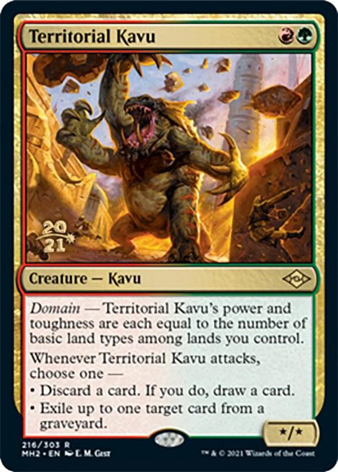 Territorial Kavu [Modern Horizons 2 Prerelease Promos] | Jomio and Rueliete's Cards and Comics