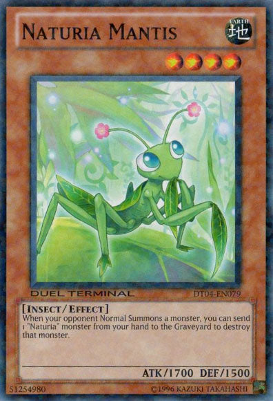 Naturia Mantis [DT04-EN079] Common | Jomio and Rueliete's Cards and Comics