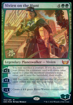 Vivien on the Hunt [Streets of New Capenna Prerelease Promos] | Jomio and Rueliete's Cards and Comics