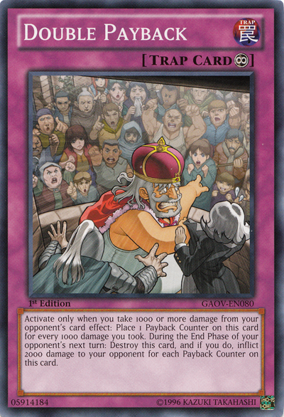 Double Payback [GAOV-EN080] Common | Jomio and Rueliete's Cards and Comics