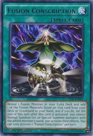Fusion Conscription [CROS-EN053] Rare | Jomio and Rueliete's Cards and Comics