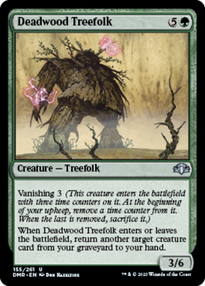 Deadwood Treefolk [Dominaria Remastered] | Jomio and Rueliete's Cards and Comics