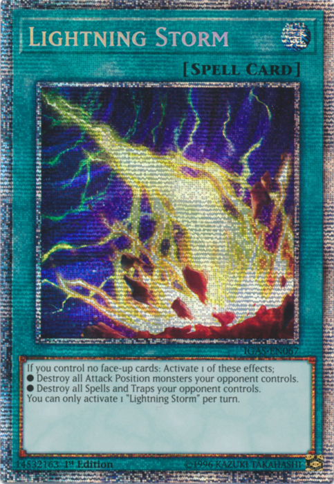 Lightning Storm [IGAS-EN067] Starlight Rare | Jomio and Rueliete's Cards and Comics