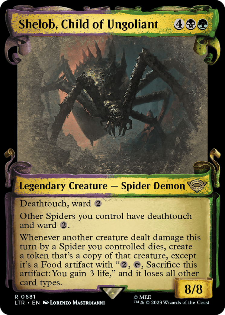 Shelob, Child of Ungoliant [The Lord of the Rings: Tales of Middle-Earth Showcase Scrolls] | Jomio and Rueliete's Cards and Comics