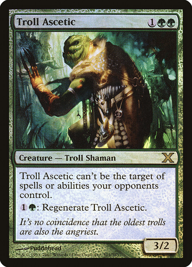 Troll Ascetic (Premium Foil) [Tenth Edition] | Jomio and Rueliete's Cards and Comics