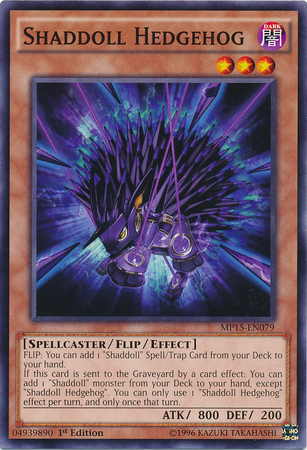 Shaddoll Hedgehog [MP15-EN079] Common | Jomio and Rueliete's Cards and Comics