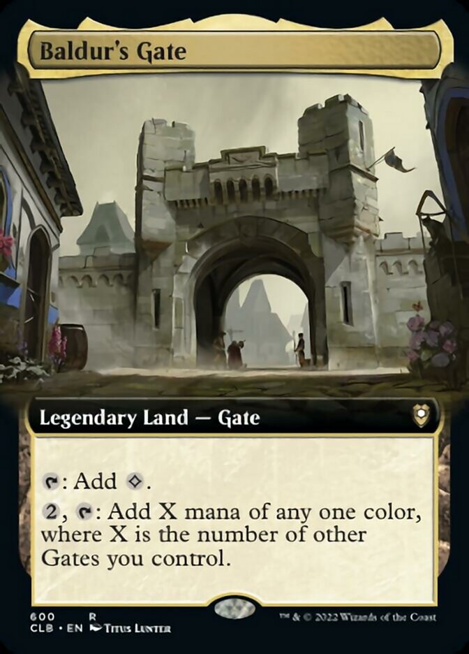Baldur's Gate (Extended Art) [Commander Legends: Battle for Baldur's Gate] | Jomio and Rueliete's Cards and Comics