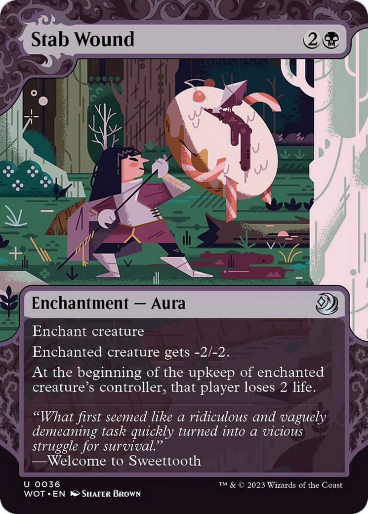 Stab Wound [Wilds of Eldraine: Enchanting Tales] | Jomio and Rueliete's Cards and Comics