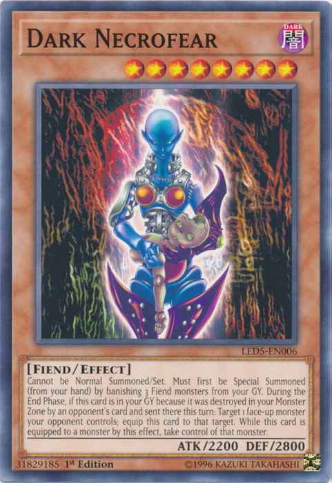 Dark Necrofear [LED5-EN006] Common | Jomio and Rueliete's Cards and Comics